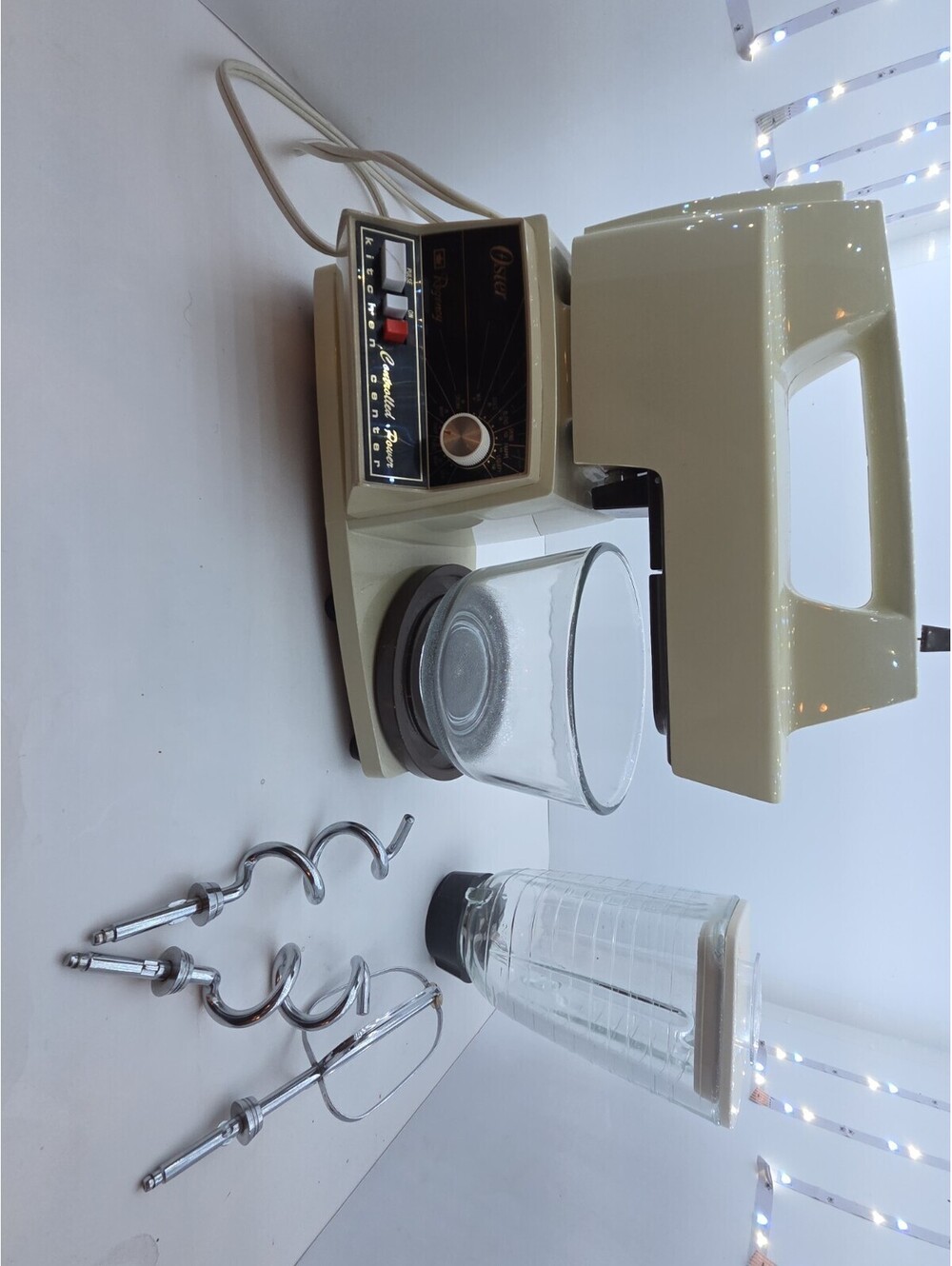 Vintage Oster Regency 12-Speed Kitchen Center Mixer Blender Attachments Tested
